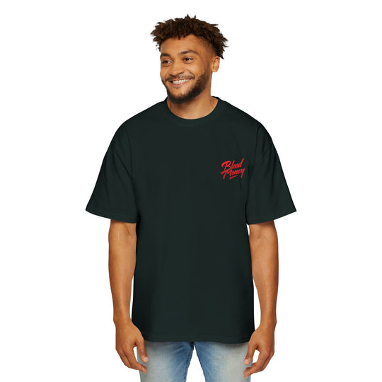 Blood Money Relaxed Heavy Tee - Vertical Design