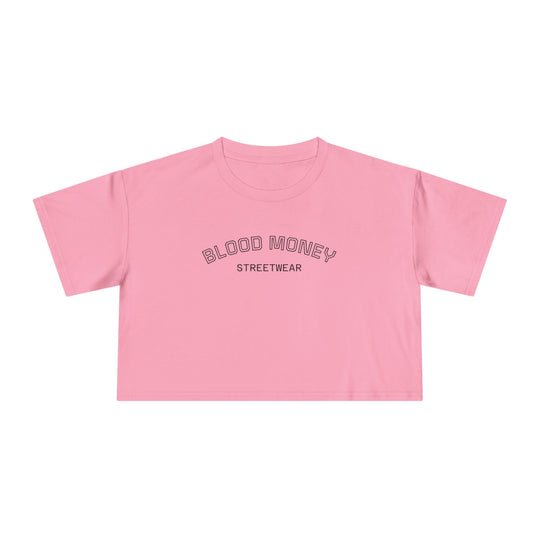 Blood Money Streetwear Crop Tee — Women