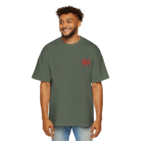 Blood Money Relaxed Heavy Tee - Vertical Design