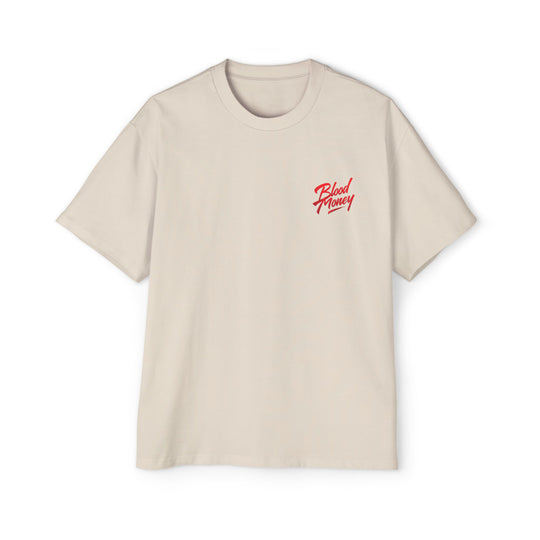 Blood Money Relaxed Heavy Tee - Vertical Design