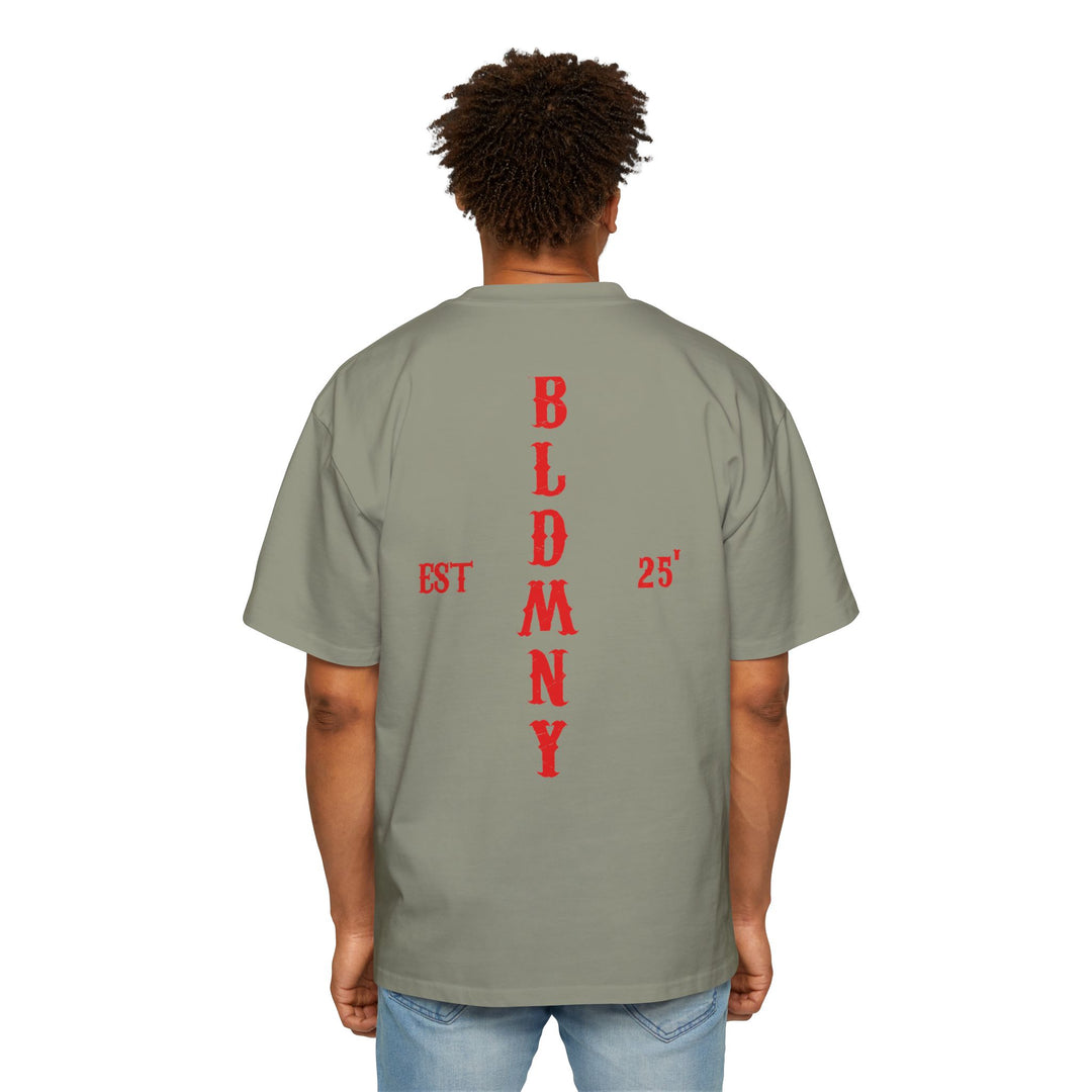 Blood Money Relaxed Heavy Tee - Vertical Design