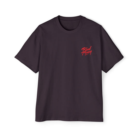 Blood Money Relaxed Heavy Tee - Vertical Design