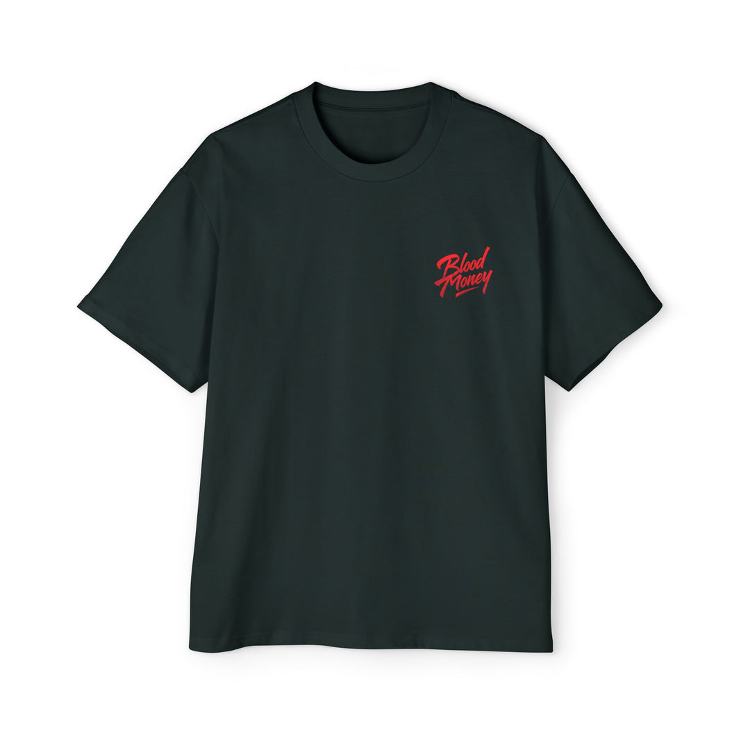Blood Money Relaxed Heavy Tee - Vertical Design