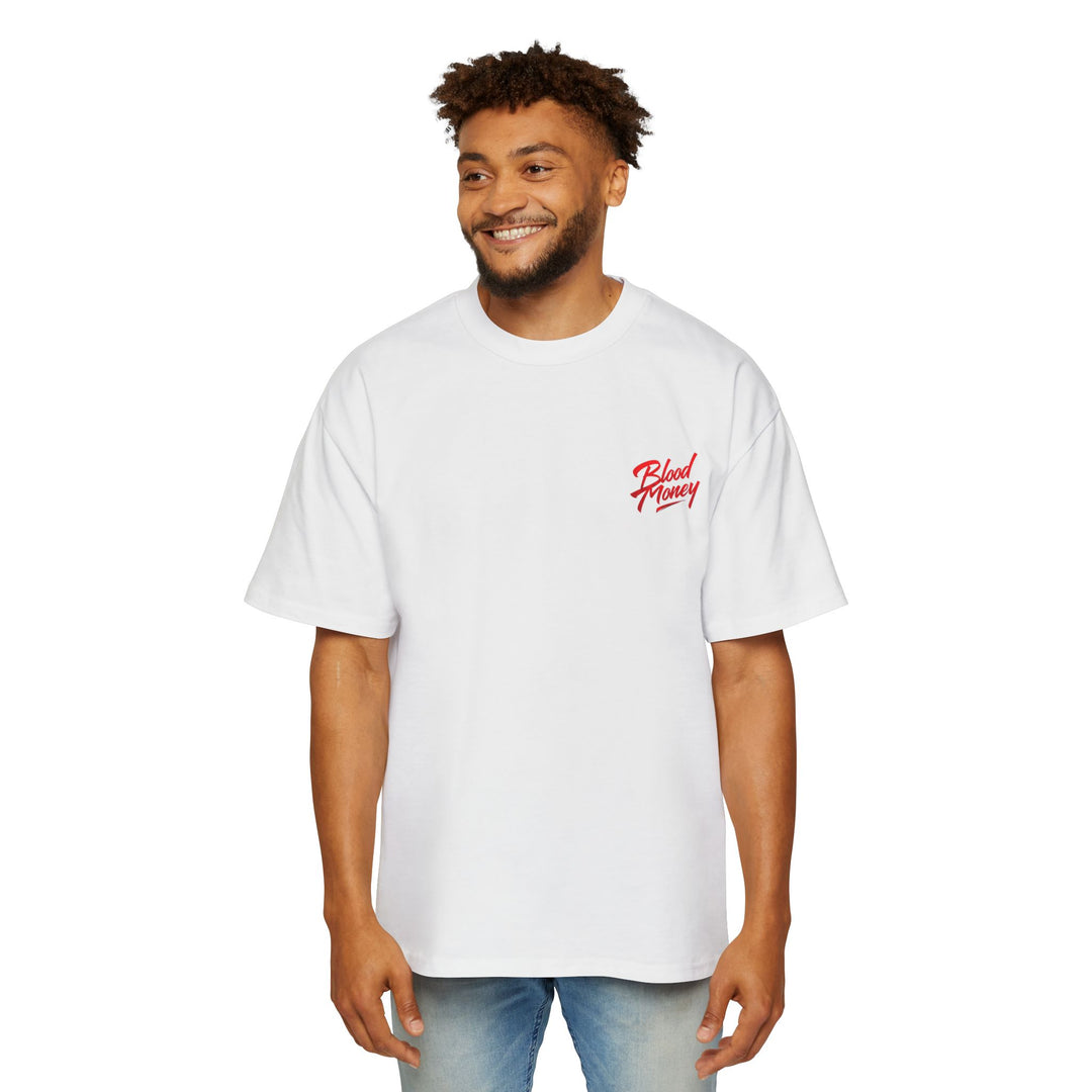 Blood Money Relaxed Heavy Tee - Vertical Design