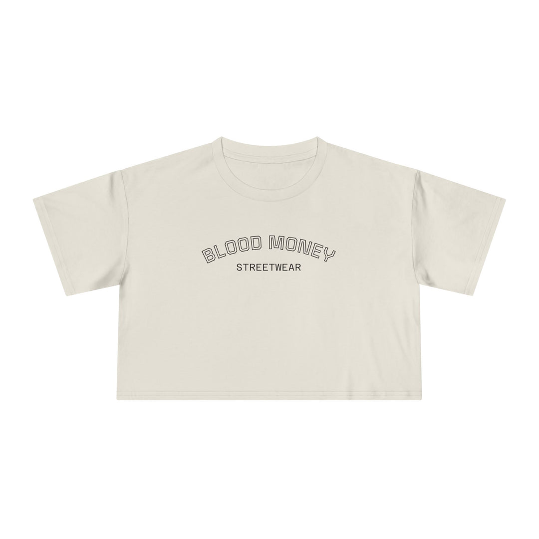 Blood Money Streetwear Crop Tee — Women