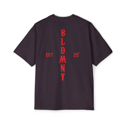 Blood Money Relaxed Heavy Tee - Vertical Design