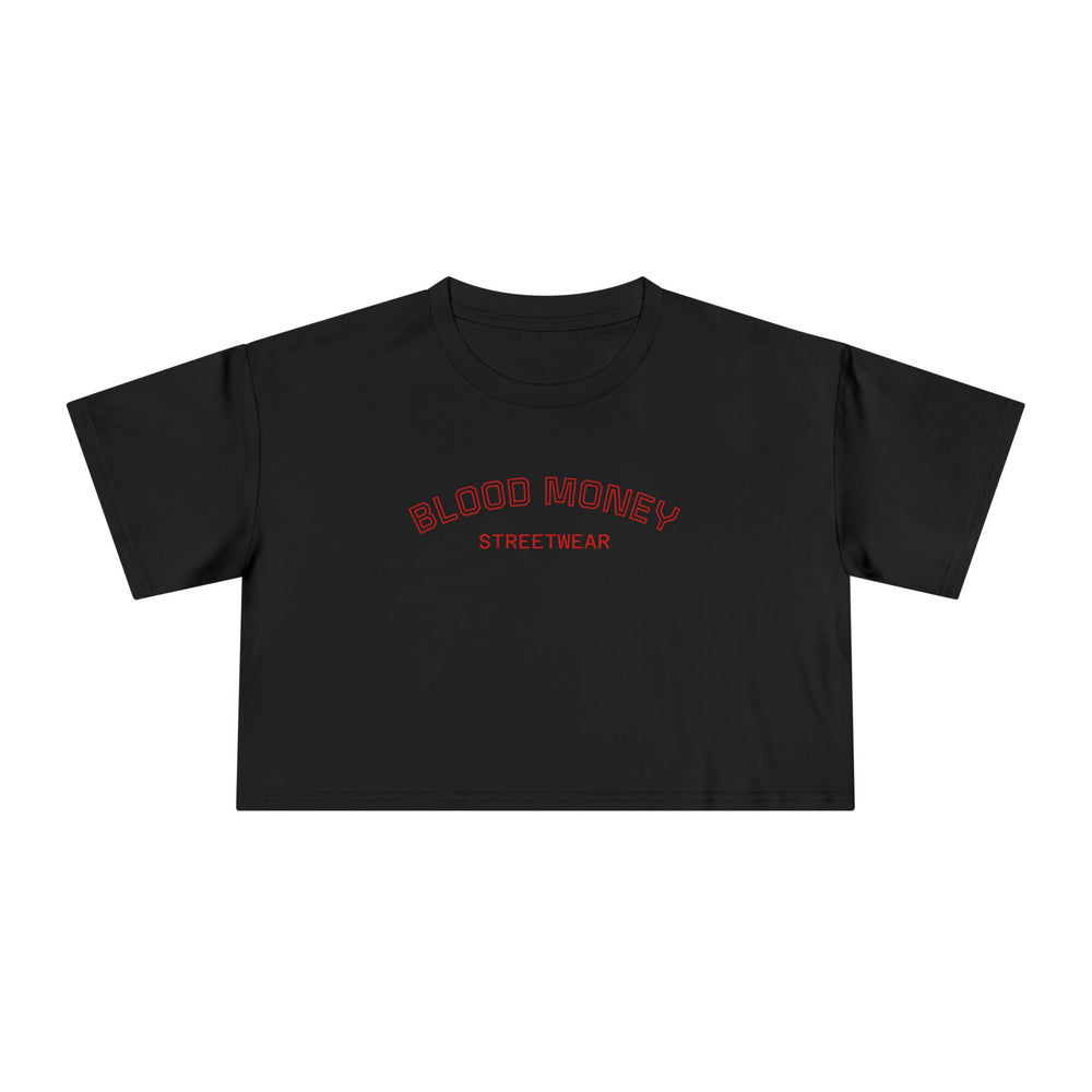 Blood Money Streetwear Crop Tee — Women
