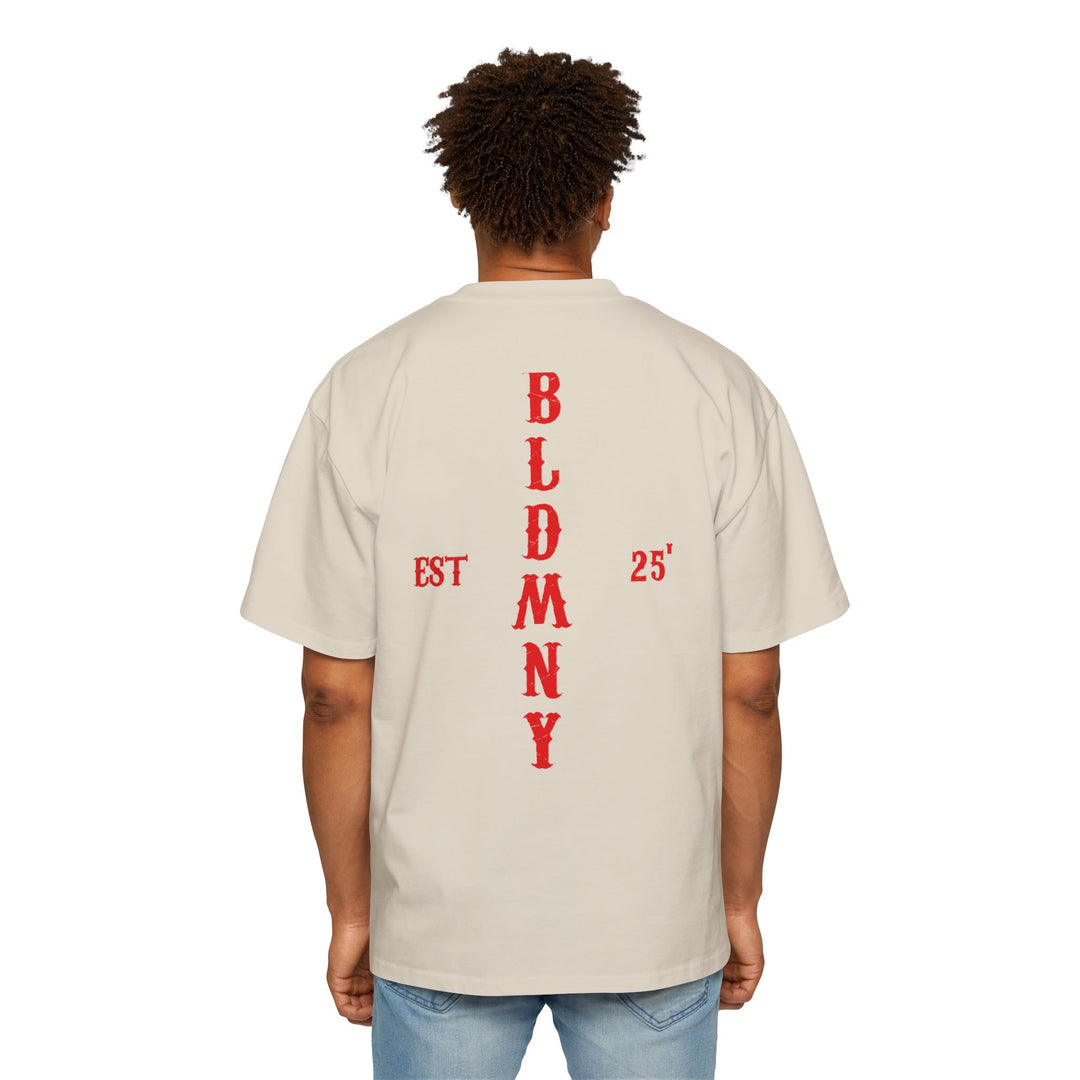 Blood Money Relaxed Heavy Tee - Vertical Design