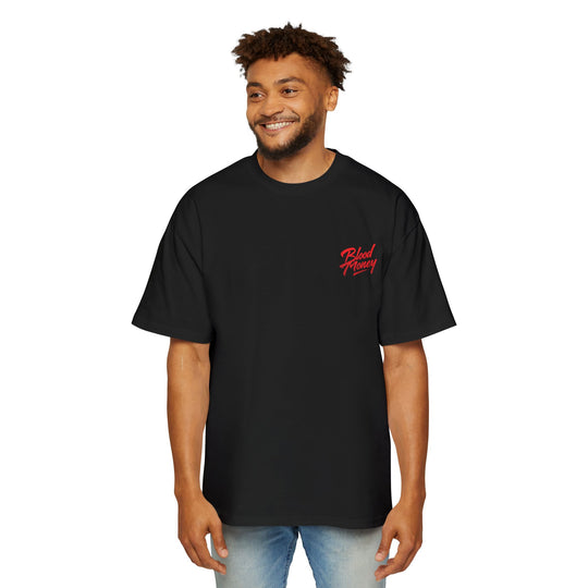 Blood Money Relaxed Heavy Tee - Vertical Design