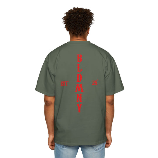 Blood Money Relaxed Heavy Tee - Vertical Design