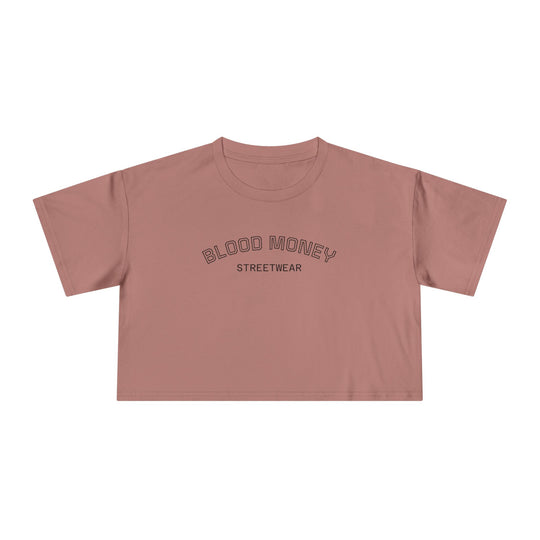 Blood Money Streetwear Crop Tee — Women