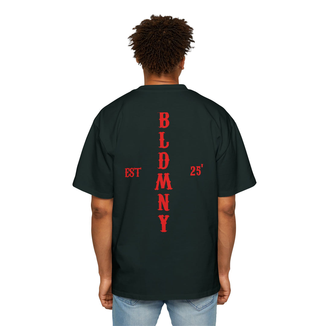 Blood Money Relaxed Heavy Tee - Vertical Design