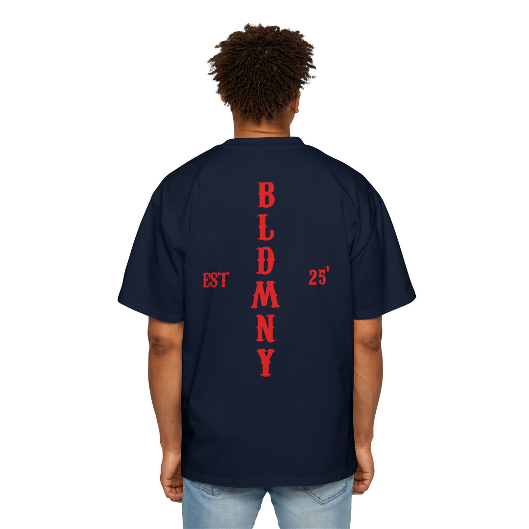 Blood Money Relaxed Heavy Tee - Vertical Design