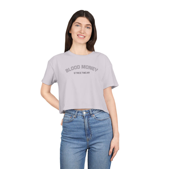 Blood Money Streetwear Crop Tee — Women