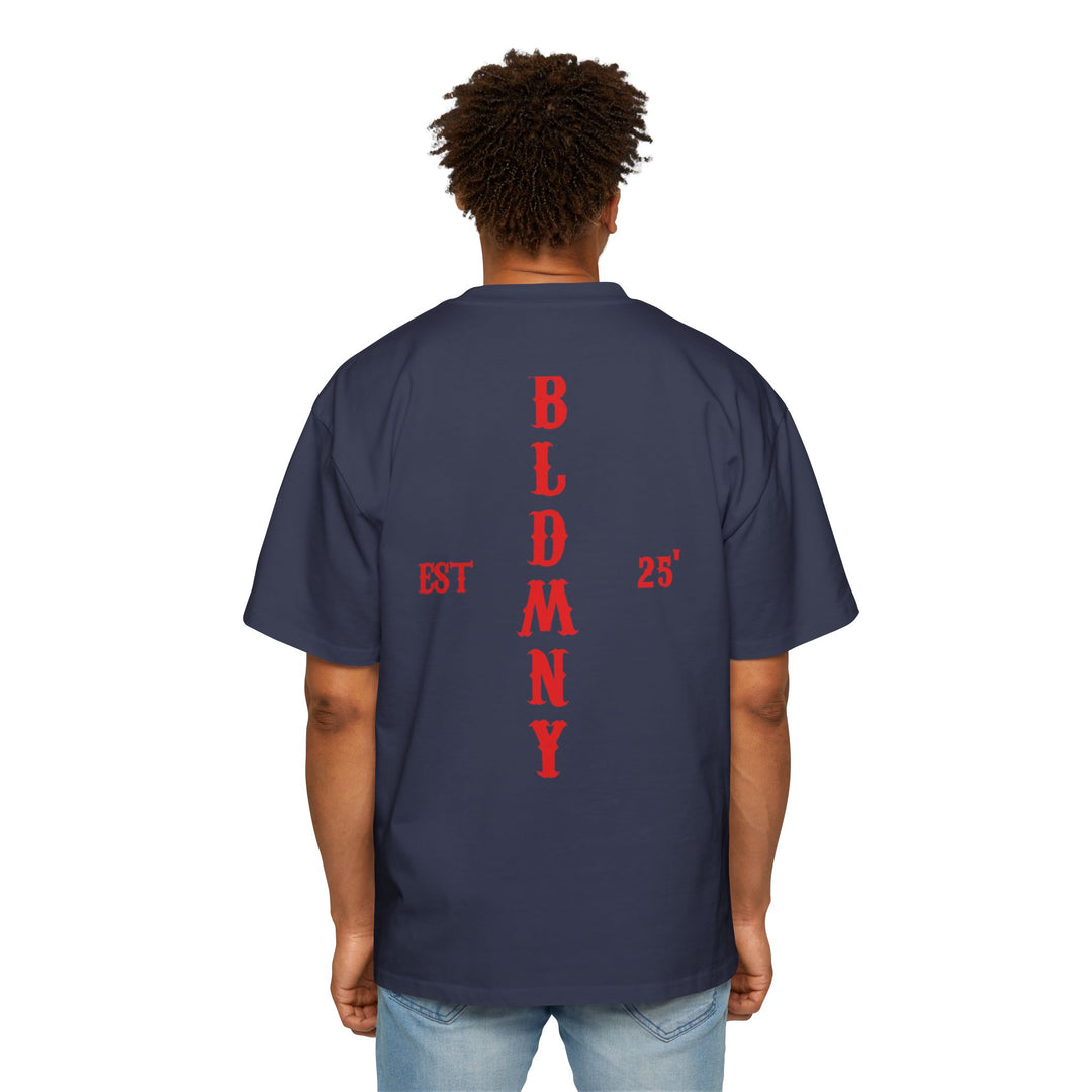 Blood Money Relaxed Heavy Tee - Vertical Design
