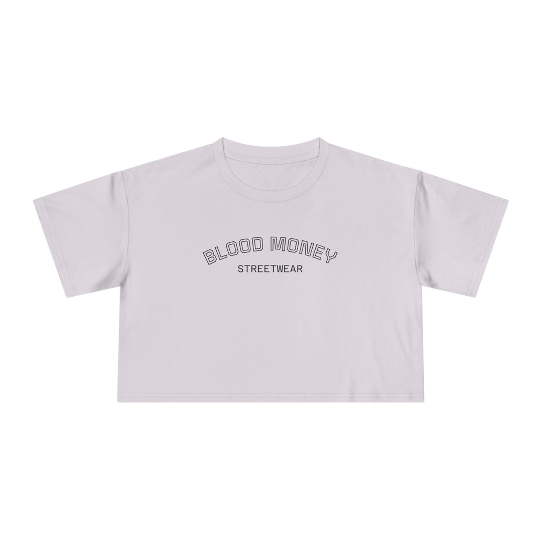 Blood Money Streetwear Crop Tee — Women