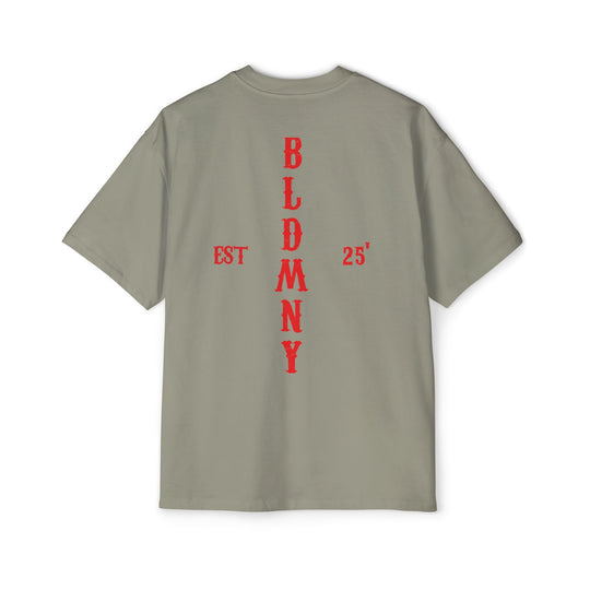 Blood Money Relaxed Heavy Tee - Vertical Design