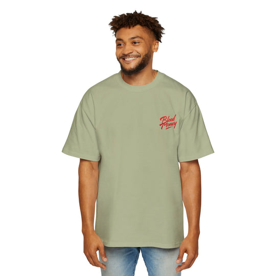 Blood Money Relaxed Heavy Tee - Vertical Design